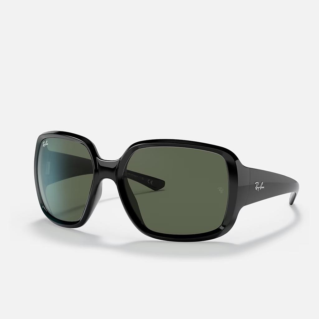 Kính Ray-Ban Rb4347 Đen Xanh Lá