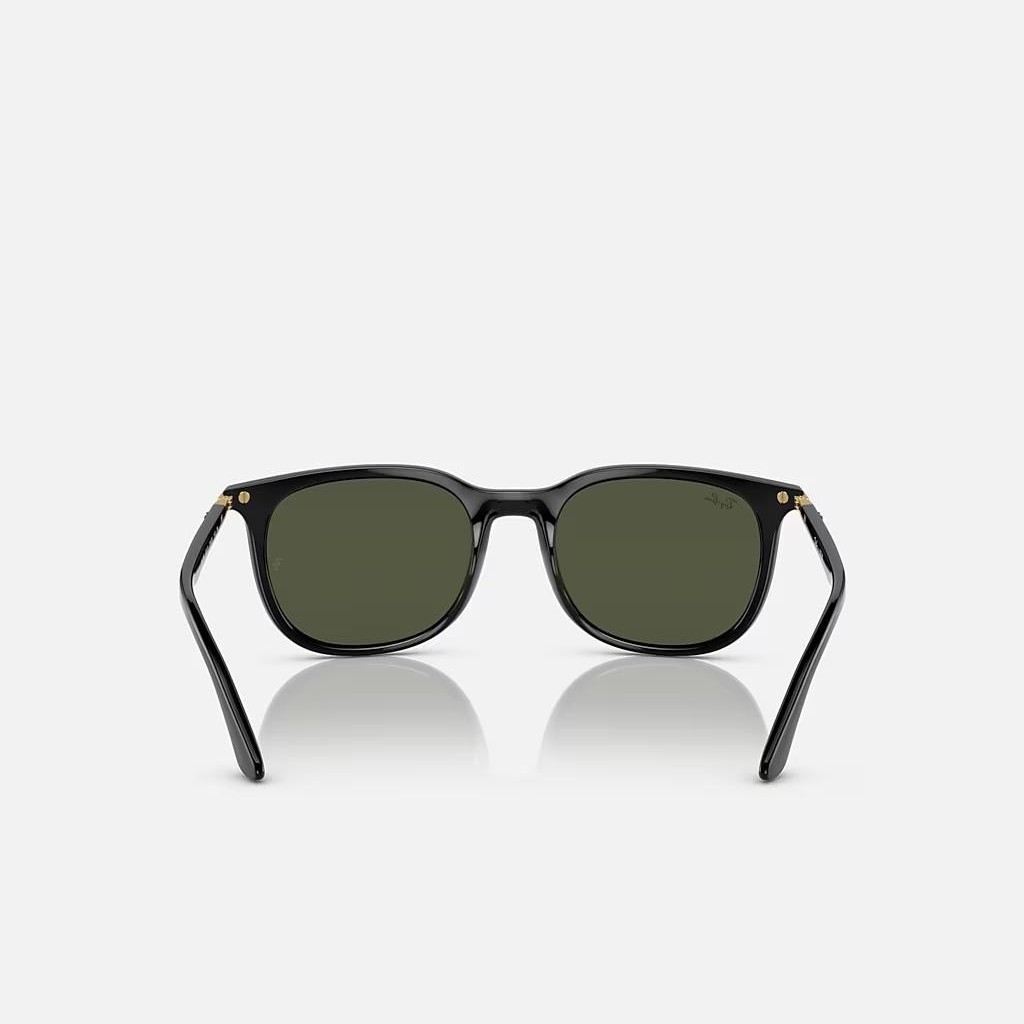 Kính Ray-Ban Rb4386 Đen Xanh Lá