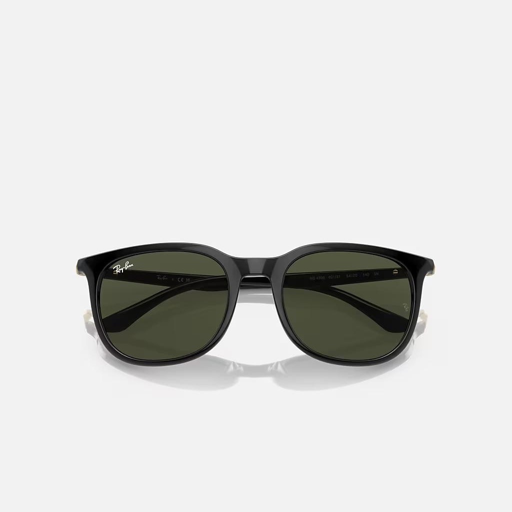 Kính Ray-Ban Rb4386 Đen Xanh Lá