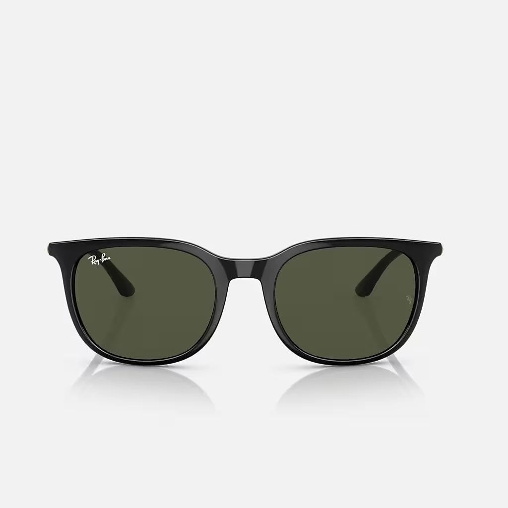 Kính Ray-Ban Rb4386 Đen Xanh Lá