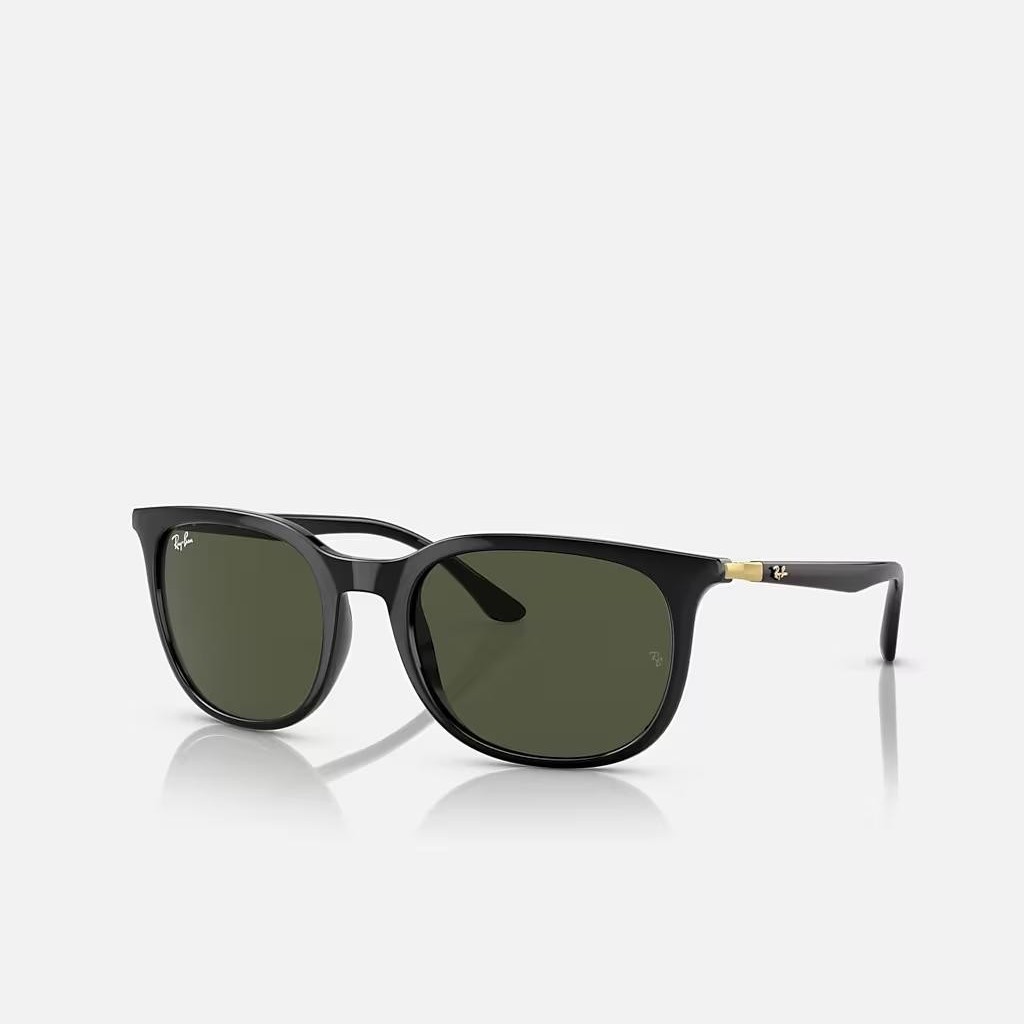 Kính Ray-Ban Rb4386 Đen Xanh Lá