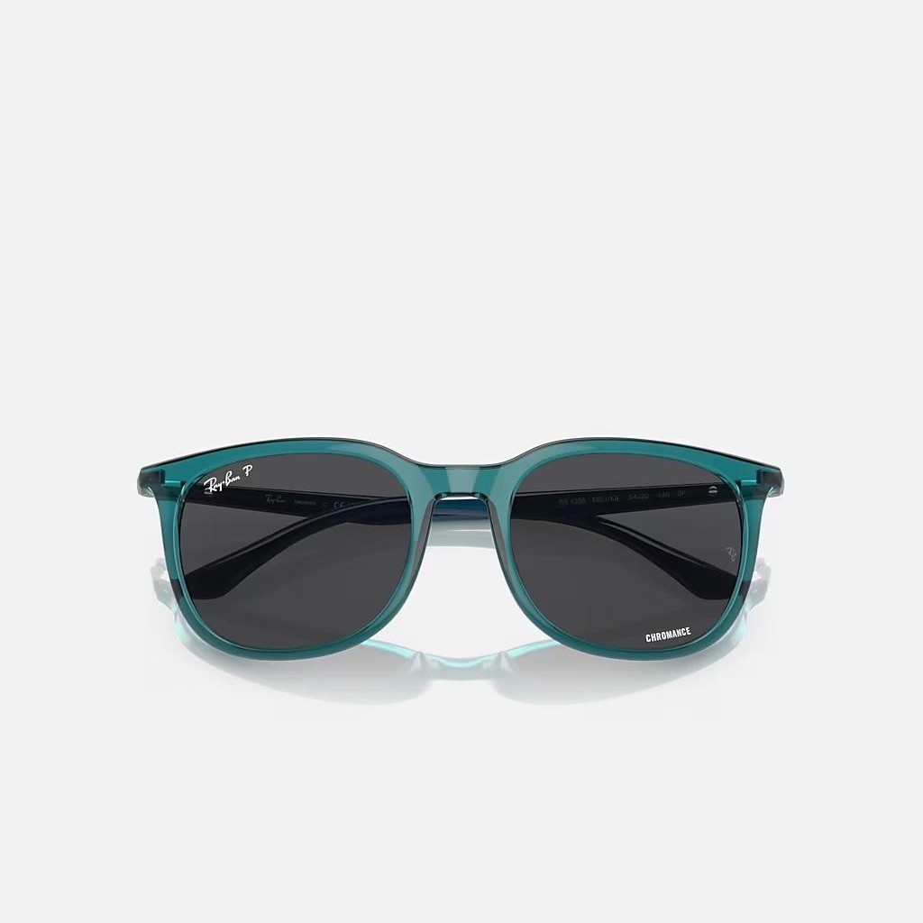 Kính Ray-Ban Rb4386 Polarized Xanh Xám Đậm