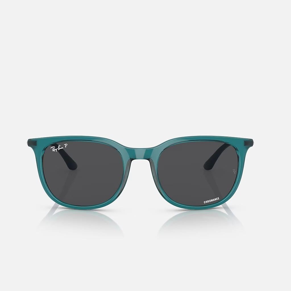 Kính Ray-Ban Rb4386 Polarized Xanh Xám Đậm