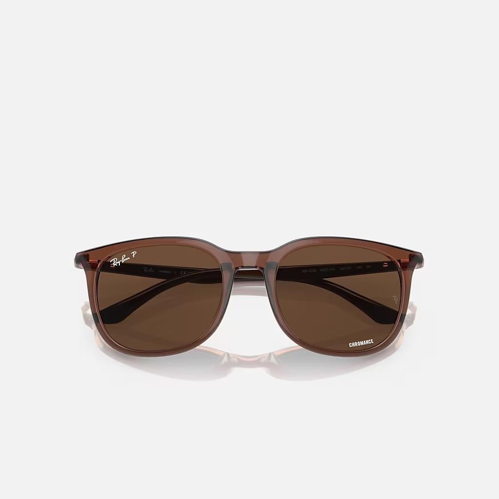 Kính Ray-Ban Rb4386 Polarized Nâu