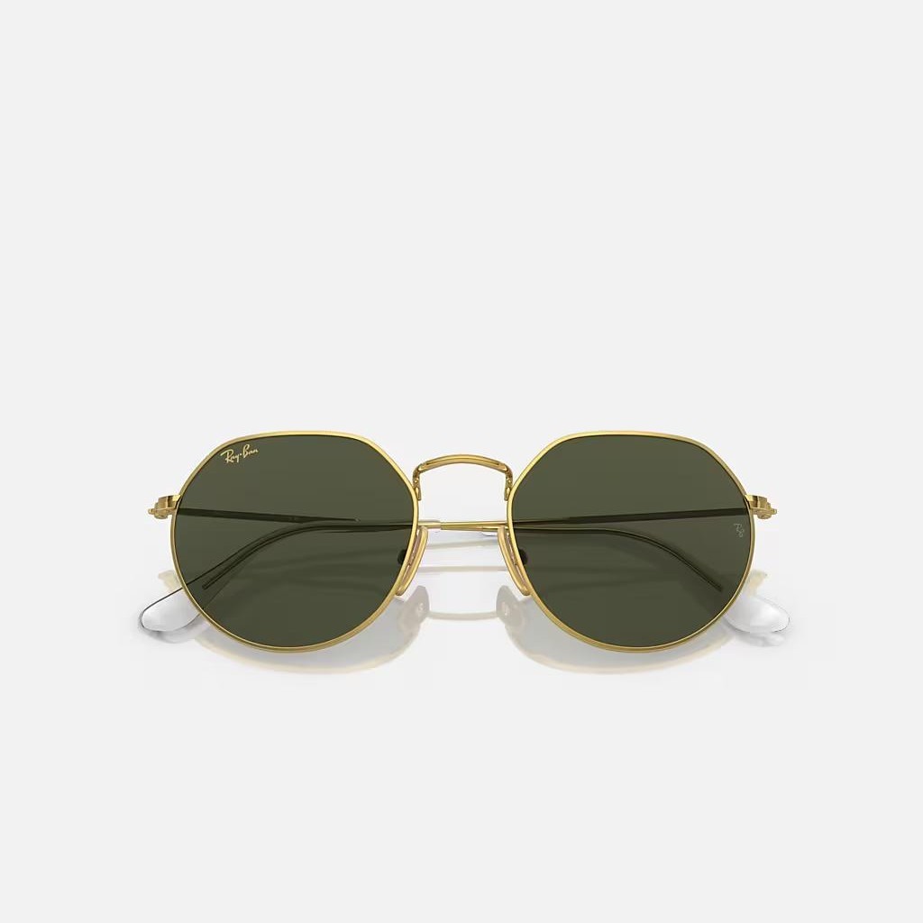 Kính Ray-Ban Jack Titanium Vàng Xanh Lá