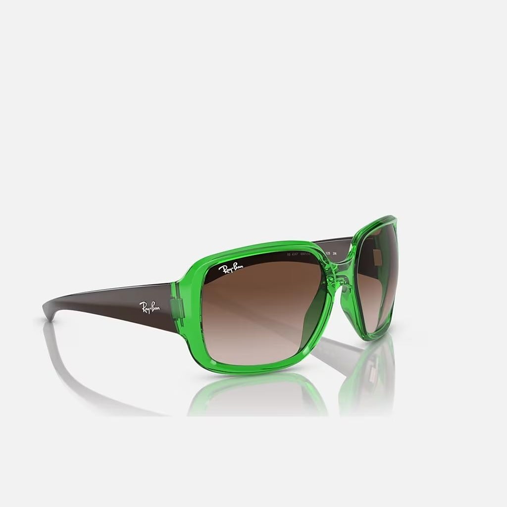 Kính Ray-Ban Rb4347 Xanh Lá Nâu