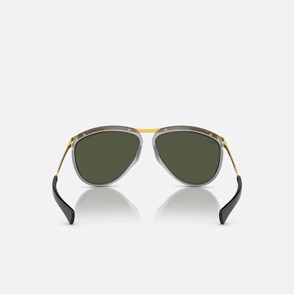 Kính Ray-Ban Aviator Olympian Xám Xanh Lá