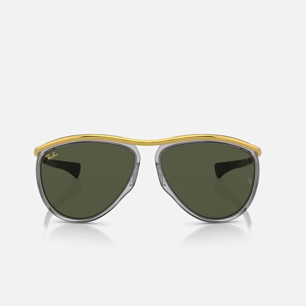 Kính Ray-Ban Aviator Olympian Xám Xanh Lá