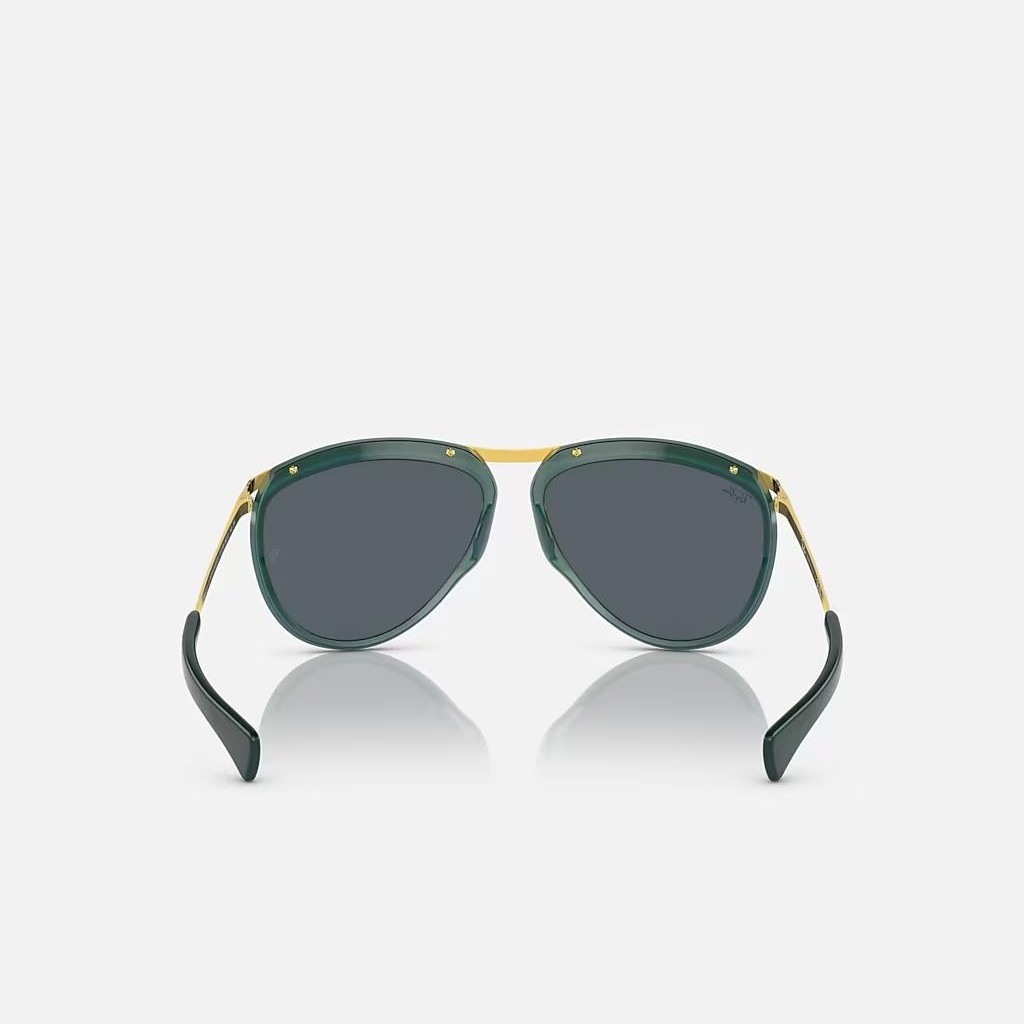 Kính Ray-Ban Aviator Olympian Xanh Lá Xanh Dương