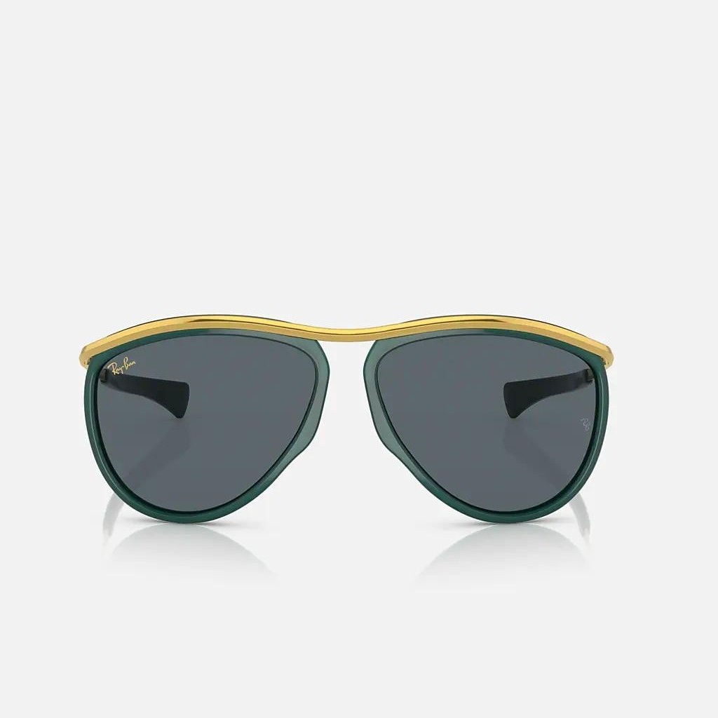 Kính Ray-Ban Aviator Olympian Xanh Lá Xanh Dương