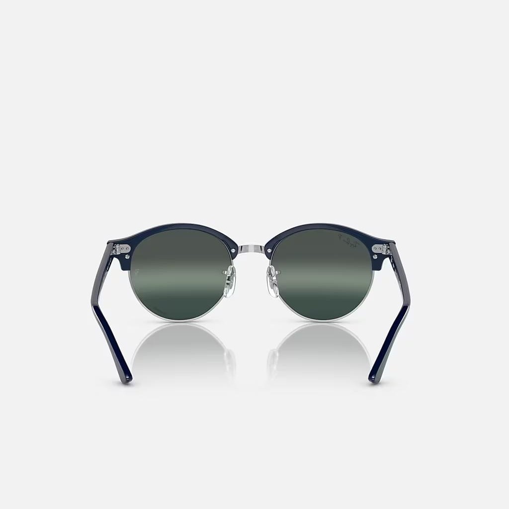 Kính Ray-Ban Clubround Chromance Polarized Xanh Lá Vàng