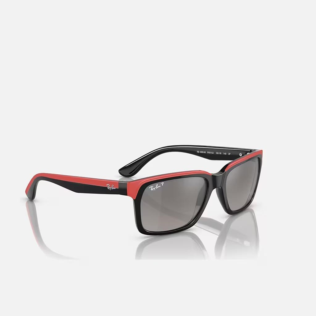 Kính Ray-Ban Rb4393M Scuderia Ferrari Collection Polarized Đỏ Xám