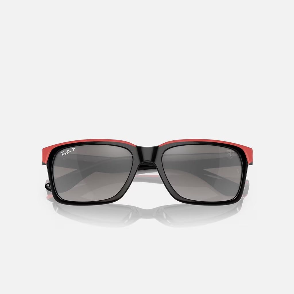 Kính Ray-Ban Rb4393M Scuderia Ferrari Collection Polarized Đỏ Xám