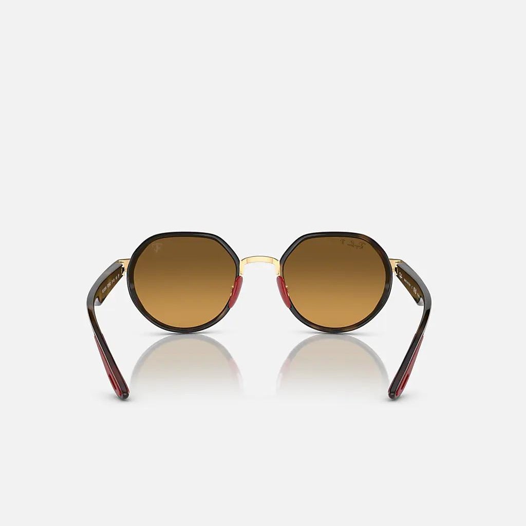 Kính Ray-Ban Rb3703M Scuderia Ferrari Collection Polarized Vàng Nâu