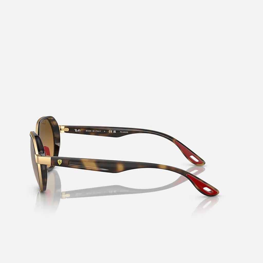 Kính Ray-Ban Rb3703M Scuderia Ferrari Collection Polarized Vàng Nâu