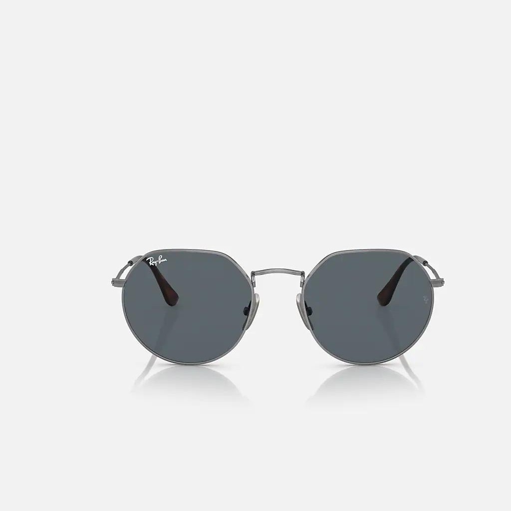 Kính Ray-Ban Jack Titanium Xám Xanh Dương