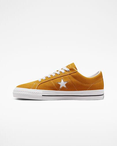 Giày Converse One Star Pro Cổ Thấp Nam Vàng