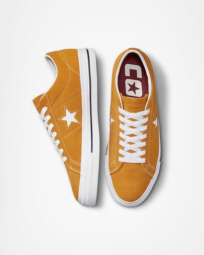 Giày Converse One Star Pro Cổ Thấp Nam Vàng