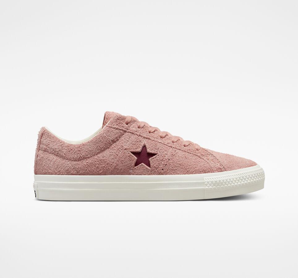 Giày Converse One Star Pro Vintage Suede Cổ Thấp Nam Hồng