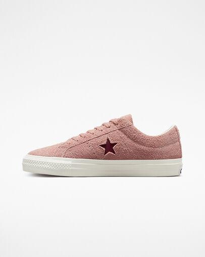 Giày Converse One Star Pro Vintage Suede Cổ Thấp Nam Hồng