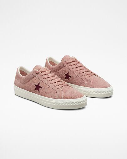 Giày Converse One Star Pro Vintage Suede Cổ Thấp Nam Hồng