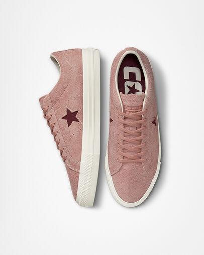 Giày Converse One Star Pro Vintage Suede Cổ Thấp Nam Hồng