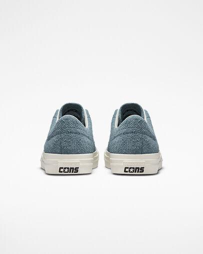 Giày Converse One Star Pro Vintage Suede Cổ Thấp Nam Xanh Dương