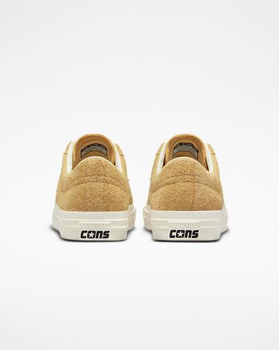 Giày Converse One Star Pro Vintage Suede Cổ Thấp Nam Vàng