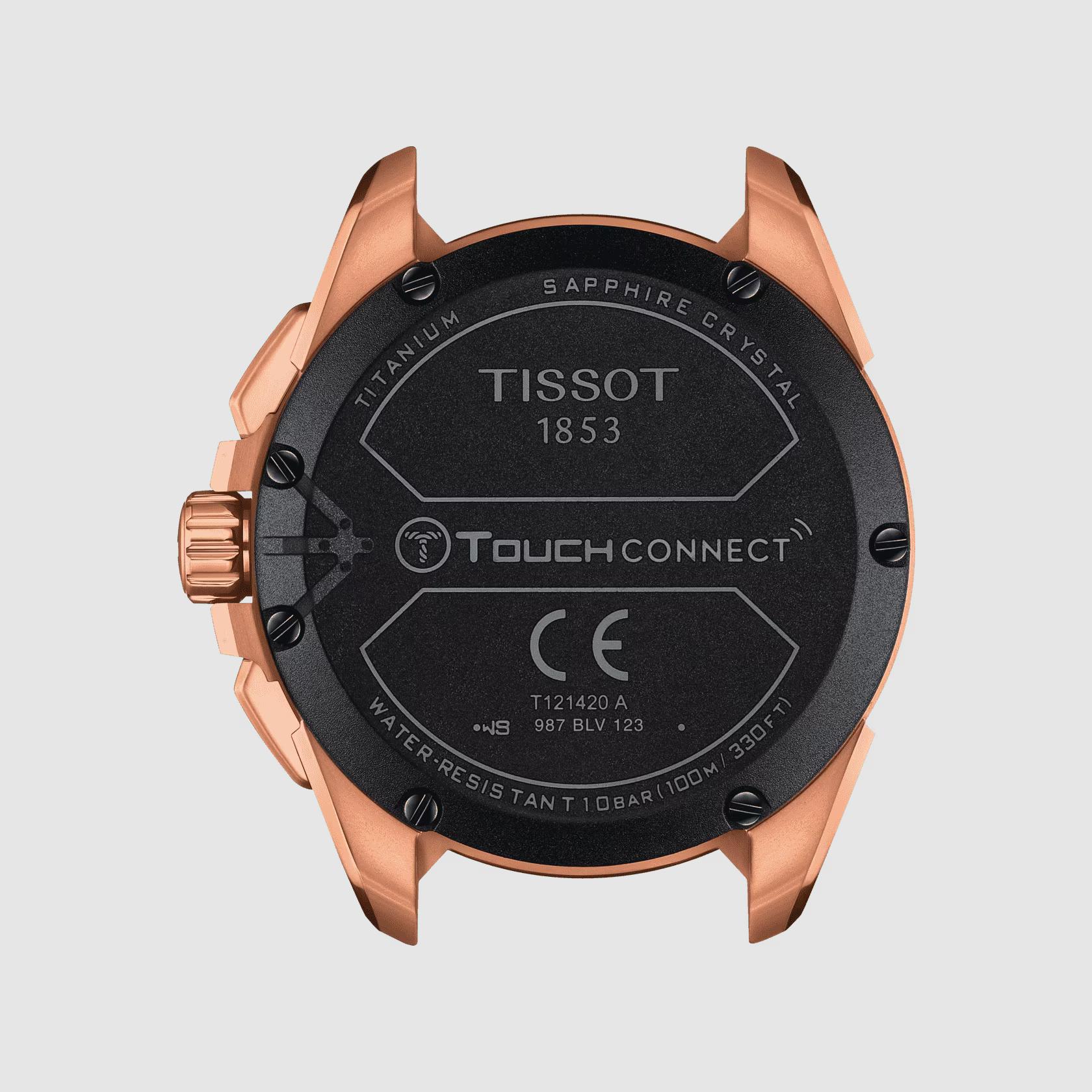 Đồng Hồ Tissot T-Touch Connect Solar Nam Đen Hồng