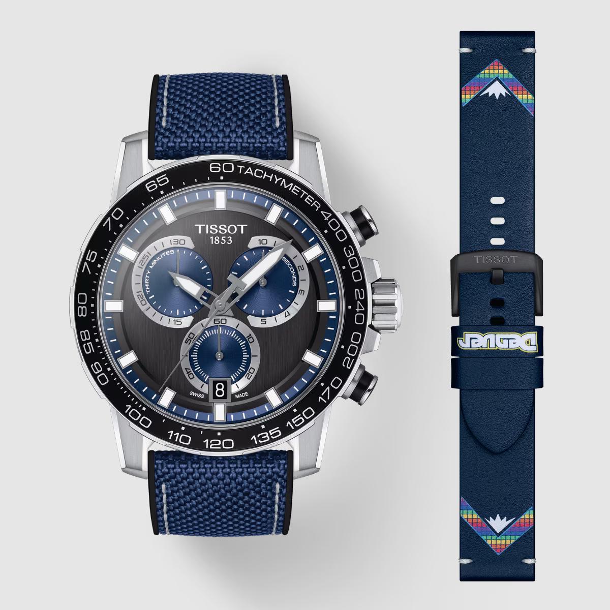 Đồng Hồ Tissot Denver Nuggets 2023 NBA Champions Supersport Chrono Nam Xanh Dương