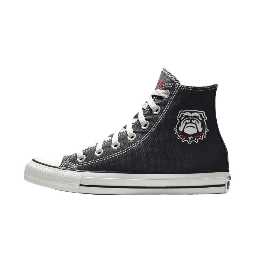 Giày Converse Custom Chuck Taylor All Star University Of Georgia Bulldogs By You Nam Đen