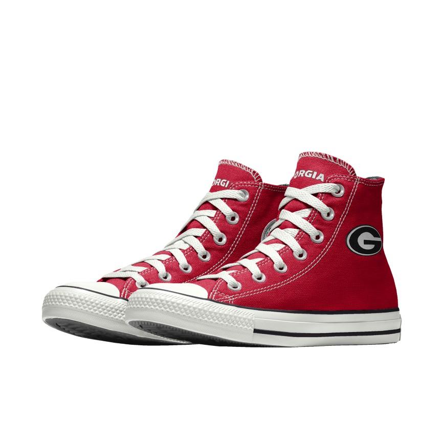 Giày Converse Custom Chuck Taylor All Star University Of Georgia Bulldogs By You Nam Đỏ