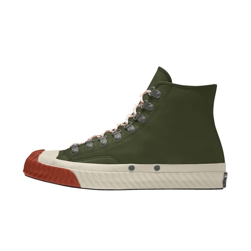 Giày Converse Custom Chuck 70 Bosey Boot By You Cổ Cao Nam Xanh Lá