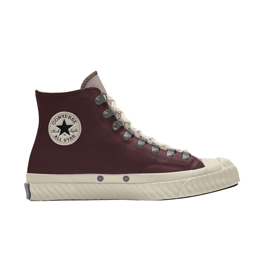 Giày Converse Custom Chuck 70 Bosey Boot By You Cổ Cao Nam Nâu Đậm