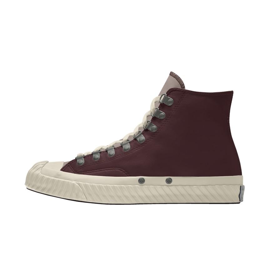 Giày Converse Custom Chuck 70 Bosey Boot By You Cổ Cao Nam Nâu Đậm