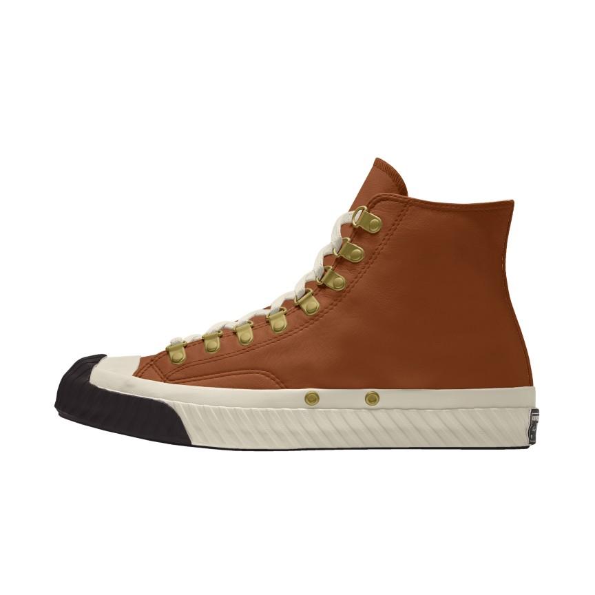 Giày Converse Custom Chuck 70 Bosey Boot By You Cổ Cao Nam Nâu