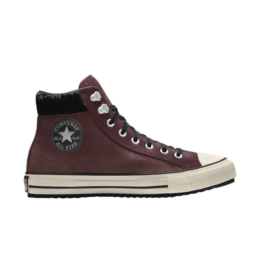 Giày Converse Custom Chuck Taylor All Star PC Boot By You Cổ Cao Nam Nâu Đậm