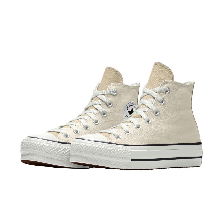 Giày Converse Custom Chuck Taylor All Star Lift Platform Canvas By You Cổ Cao Nam Be