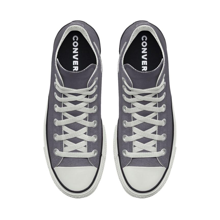 Giày Converse Custom Chuck Taylor All Star Lift Platform Canvas By You Cổ Cao Nam Xám