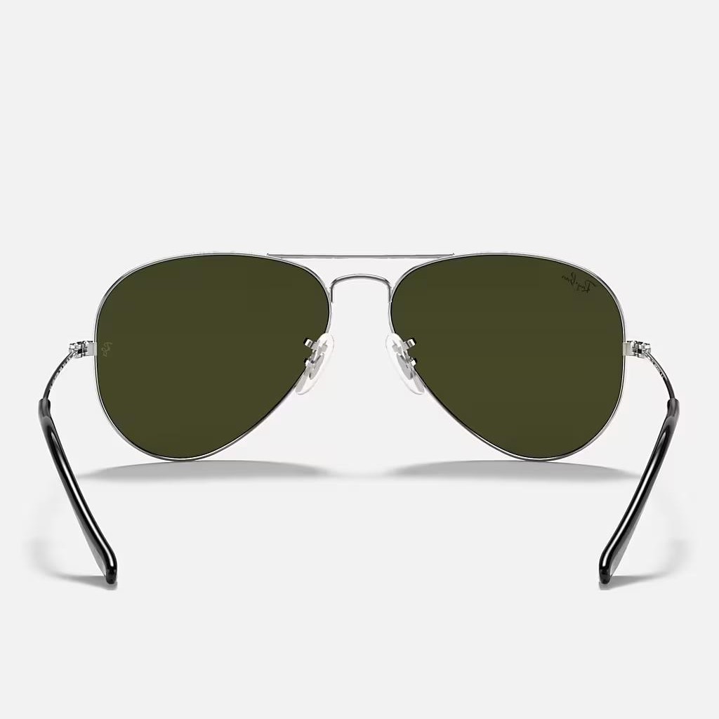 Kính Ray-Ban Aviator Mirror Bạc Xanh Lá