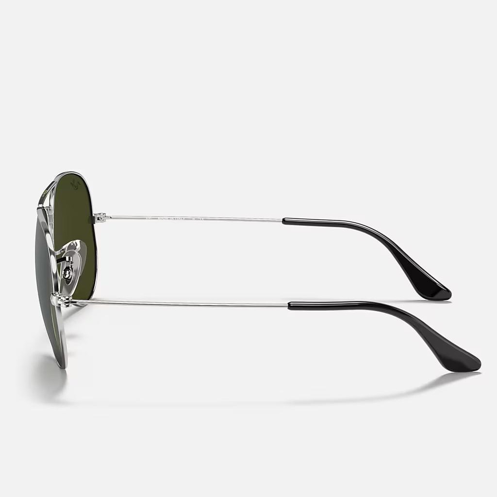 Kính Ray-Ban Aviator Mirror Bạc Xanh Lá