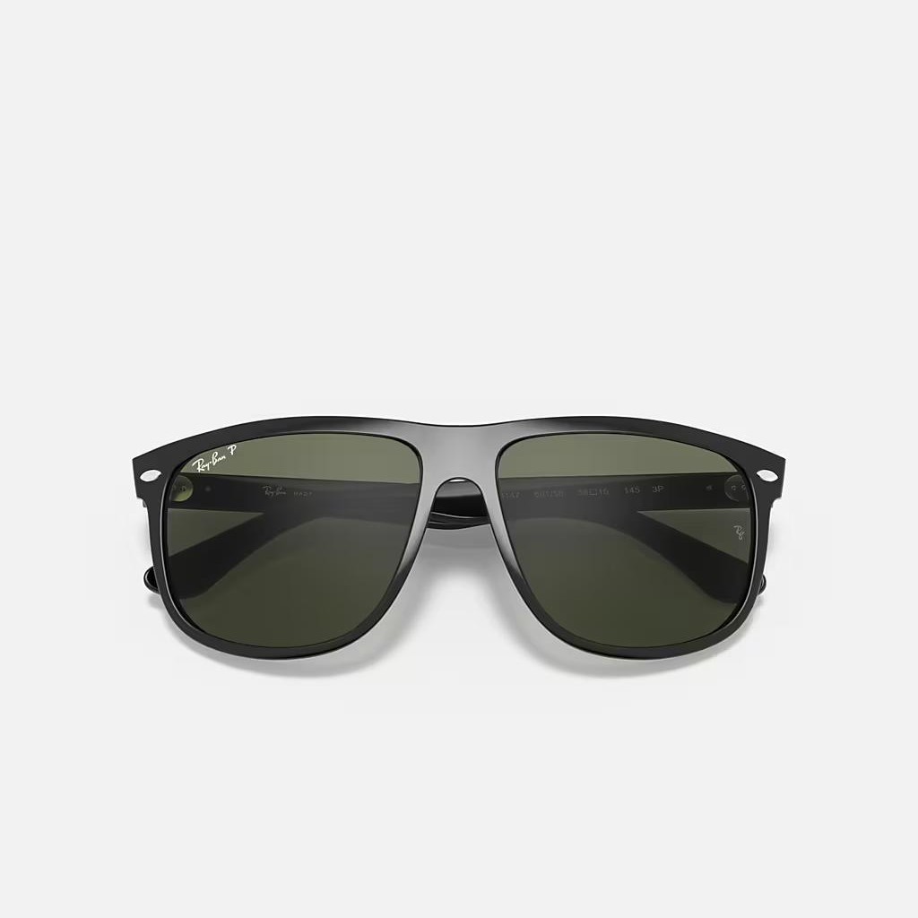 Kính Ray-Ban Boyfriend Đen Xanh Lá Đậm