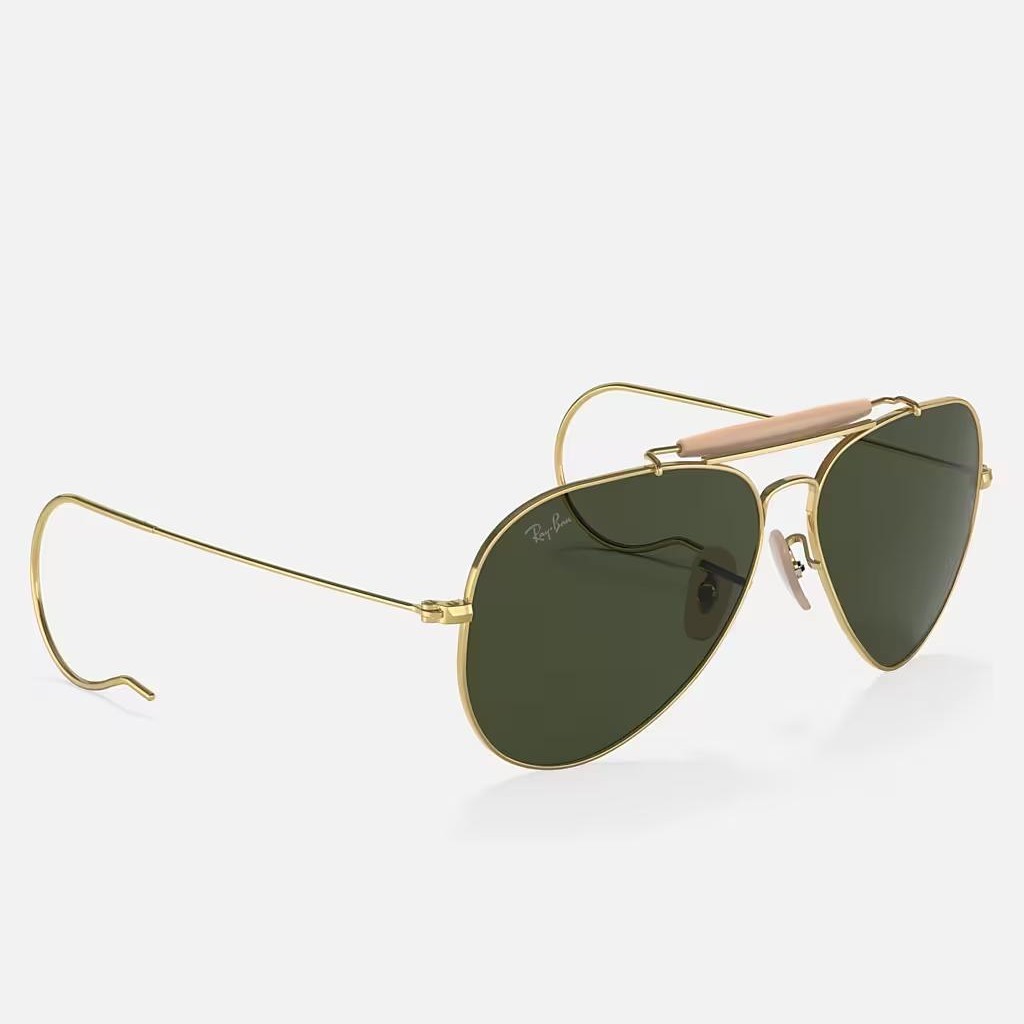 Kính Ray-Ban Outdoorsman | Aviation Collection Vàng Xanh Lá