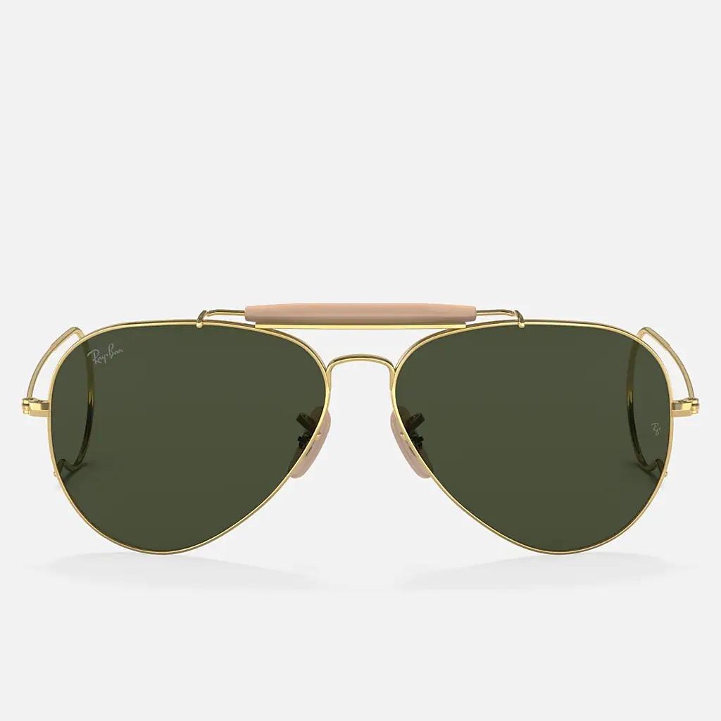 Kính Ray-Ban Outdoorsman | Aviation Collection Vàng Xanh Lá