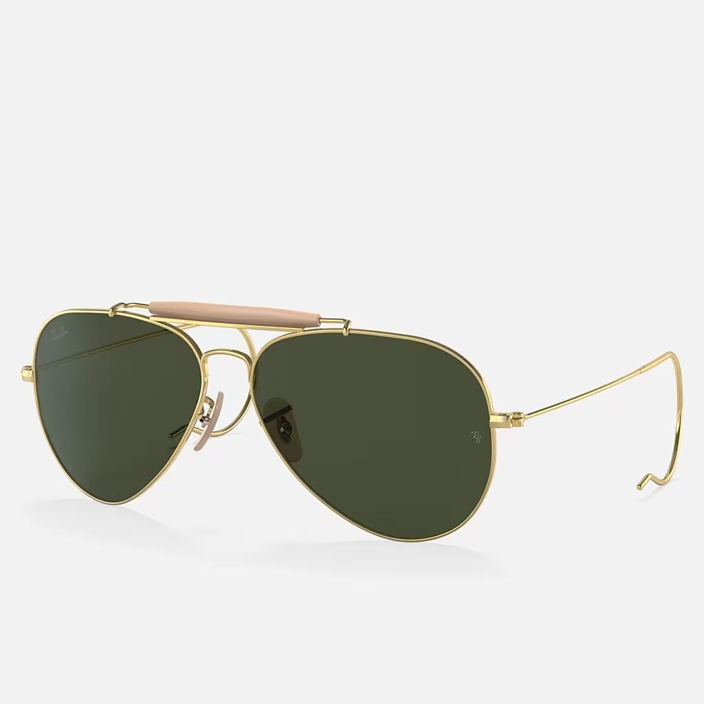 Kính Ray-Ban Outdoorsman | Aviation Collection Vàng Xanh Lá