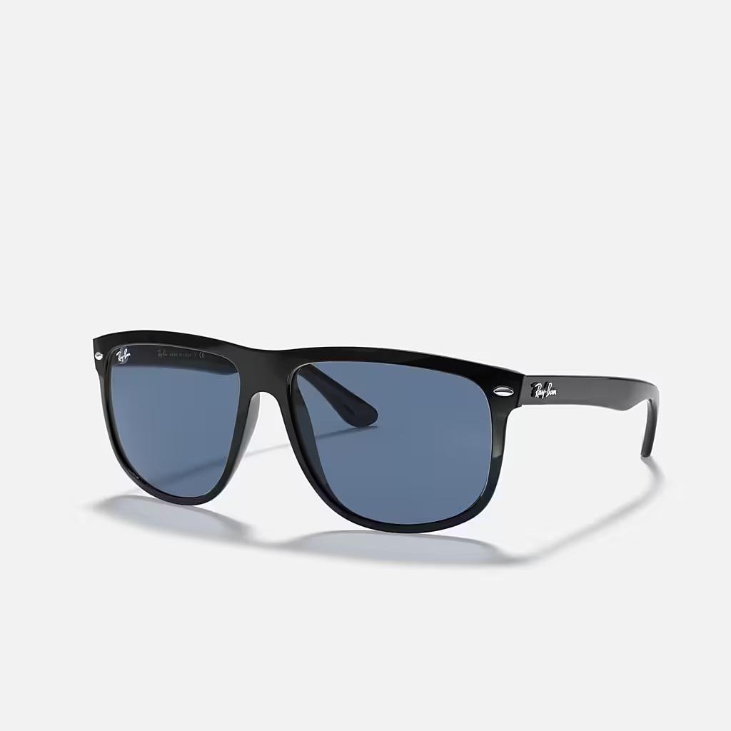 Kính Ray-Ban Boyfriend Đen Xanh Dương Đậm