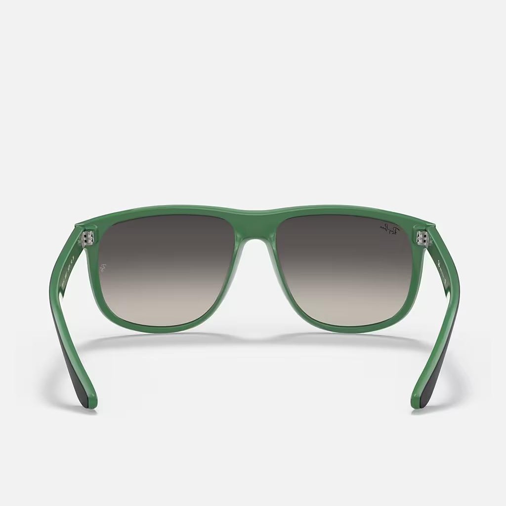 Kính Ray-Ban Boyfriend Đen Nhám Xám Sáng