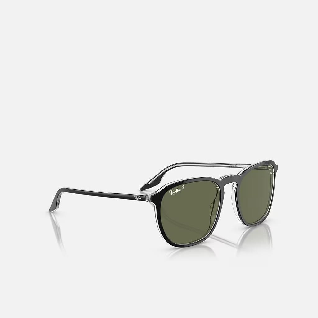 Kính Ray-Ban Rb2203 Đen Trong Xanh Lá