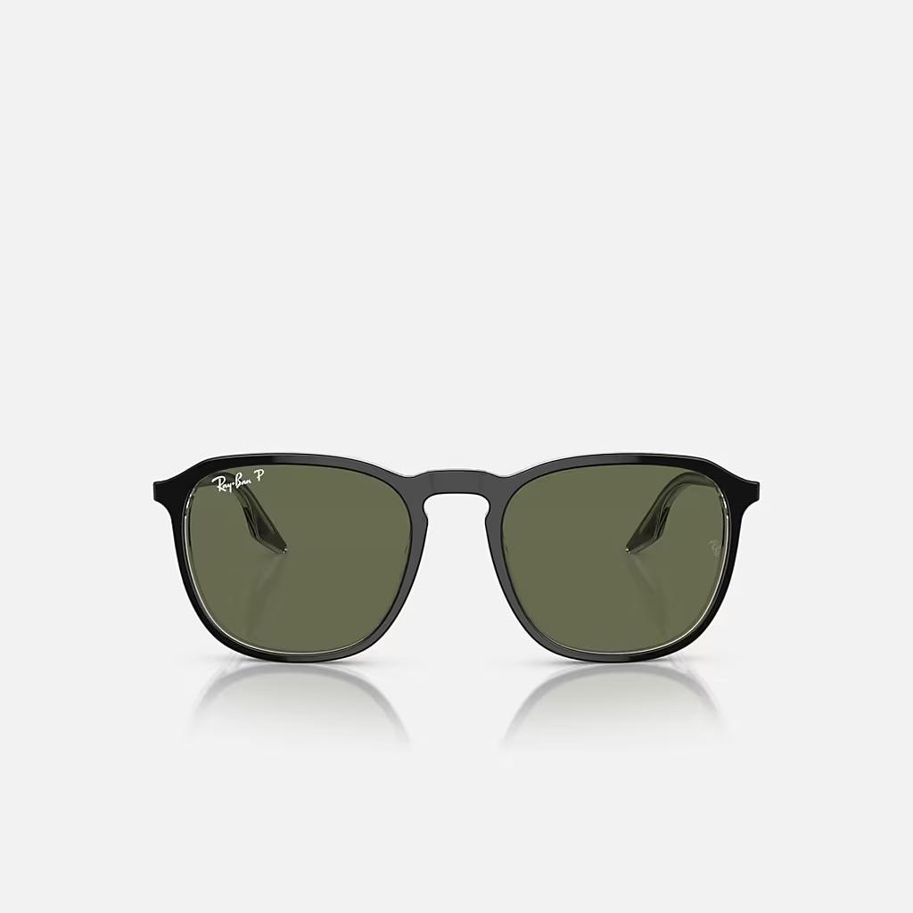 Kính Ray-Ban Rb2203 Đen Trong Xanh Lá