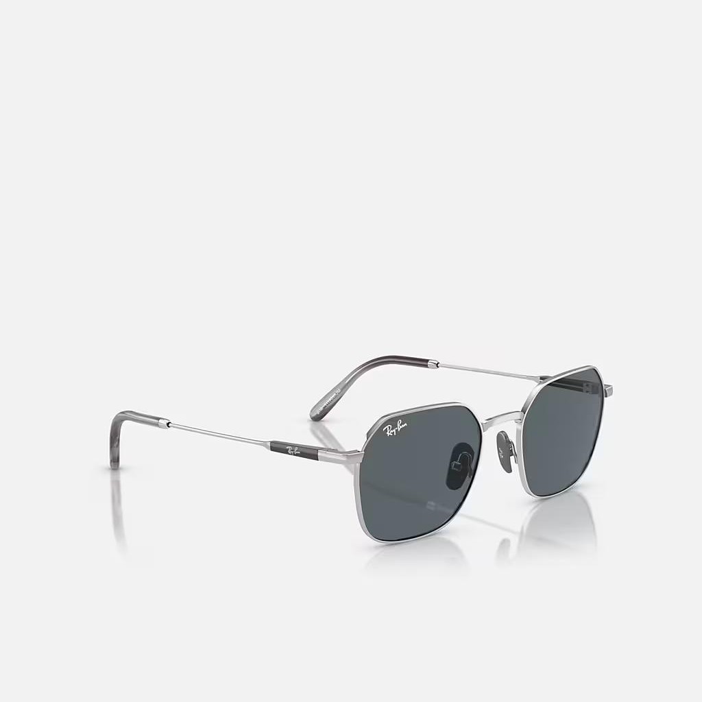 Kính Ray-Ban Jim Titanium Bạc Xanh Dương